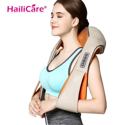 Body Massage Electric Home Car Charger Use Knead Knock 2 Items for Choose Back Neck Shoulder Beat Cellulite Shiatsu Acupressure