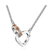 Us Stock Uloveido Necklaces Pendants Couple Necklace For Men And Women Heart And Square Paired Pendant Valentines Day Gift Sn048