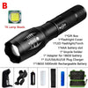 Mtb Led Bike Bicycle Light T6 8000Lm Led Torch Zoomable Flashlight For Camping Lantern 18650 5000Mah Battery