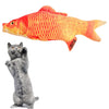 3D Chewing cat toy catnip stuffed fish playing toy