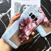 Yamizoo S8 S9 Plus Case For Samsung Galaxy S7 Edge Case Cover Hard Flower Coque Phone Cases For Samsung S8 Plus S9 Case Note 8