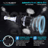 Novsight H4 H11/H8/H16Jp H7 Led Car Headlights Bulbs 70W 10000Lm H15 Hi/Lo Driving Fog Lights H1 H3 9005 9006 Headlamp Light D40