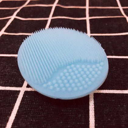 Mini Soft Silicone Facial Cleansing Brush Face Care Washing Exfoliating Blackhead Brush Remover Skin SPA Scrub Pad Massage Tool