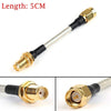 Areyourshop Sma Male To Sma Female Rg141 Extension Cable Made With Semi Rigid Cable Jack Plug 5Cm 10Cm  Cable Wires
