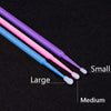 100Pcs/Lot Disposable Micro Brushes Swabs Eyelash Extensions False Eyelash Mascara Wands Individual Eyelash Kit Make Up Tools