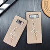 Dchziuan Embroidery 3D Case For Samsung Galaxy S8 S9 Plus Note 8 Phone Case Flower Cover For Coque Samsung S8 Plus Case