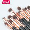 Msq 12Pcs Eyeshadow Makeup Brushes Set Pincel Maquiagem Pro Rose Gold Eye Shadow Blending Make Up Brushes Soft Synthetic Hair
