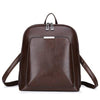 Vintage Women Backpack School Bags For Teenage Girls Shoulder Bag Female Oil Wax Leather Backpacks Mochilas Mujer 2018 Bagpack