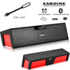 Sardine Wireless Hifi Portable Wireless Bluetooth Speaker Stereo Soundbar Tf Fm Radio Dual Bluetooth Speakers Portable