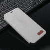 Luxury Silk Fabric Leather Wallet Case For Iphone 6 6S 7 8 Plus Iphone X Cover Book Stand Card Holder Flip Coque Funda Business