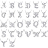 Us Stockuloveido Necklace Pendant Letter A B C D E F G H I J K L M N O P Q R S T U V W X Y Z Silver Color Zirconia Jewelry Nl025