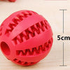 Onnpnnq Rubber Pet Dog Cat Toy Ball Chew Treat Holder Tooth Cleaning Ball Food Dog Puppy Ball Training Interactive Pet Supplies