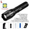 Mtb Led Bike Bicycle Light T6 8000Lm Led Torch Zoomable Flashlight For Camping Lantern 18650 5000Mah Battery
