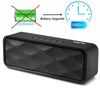 Vefly 4.2 Bluetooth Speaker Hi-Fi Portable Wireless Box, Mp3 Music Player Receiver Audio Fm Radio With Usb Aux Tf Boombox Column