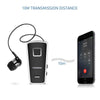 Newest Fineblue F970 Portable Wireless Bluetooth Neck Clip On Telescopic Type Business Sport Stereo Earphone Vibration Wear Clip