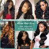 Brazilian Body Wave Sew In With Closure 100 Human Hair Bundles With Closure 2/3 Bundles And Closure Deals Allove Non Remy Hair