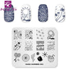 Kads 23 Design Halloween Flower Nail Stamping Plates Nail Printing Stamping Template Nail Art Stencils For Manicure Print Nails