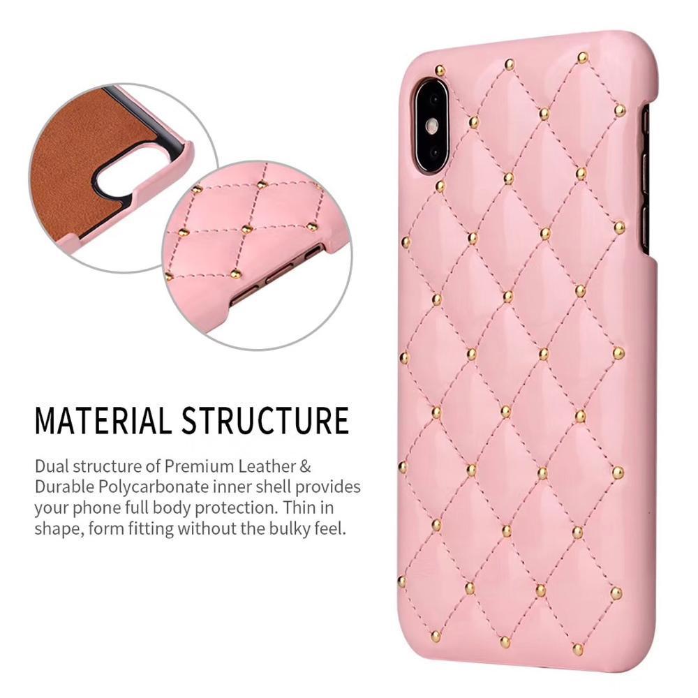 Gt Leather Small Fragrant Wind Mobile Phone Case For Iphone X 8Plus 8 7 7Plus 6 6S 6Splus Luxury Mobile Phone Shell Cover