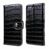 Ckhb Phone Leather Case For Iphone 7 8 Plus Crocodile Wallet Style Flip Case For Iphone 7Plus 8Plus Card Holder Phone Cases&Bag