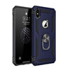 Shockproof Armor Kickstand Phone Case For Iphone Xr Xs Max X 6 6S 7 8 Plus Finger Magnetic Ring Holder Anti-Fall Soft Edge Cover
