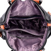 Two Belt New Multifunction Female Backpack Leather Bagpack Travel Bags For Teenager Girls Female Rucksack Shoulder Bag Mochila