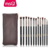 Msq 12Pcs Eyeshadow Makeup Brushes Set Pincel Maquiagem Pro Rose Gold Eye Shadow Blending Make Up Brushes Soft Synthetic Hair