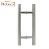 Probrico Inter/Outside Door Handles Stainless Steel Hollow Thick Door Pulls Wardrobe Furniture Handles Sliding Barn Door Handle
