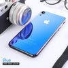Cafele Luxury Aurora Case For Iphone Xr Xs Xs Max Xsmax X 10 Soft Edge + Hard Pc Backing Cover Transparent Gradient Phone Case