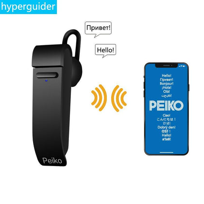 For Dropshipping Wholesale Peiko Translate Earphone Wireless Business Earbuds 25 Languages Bluetooth Translator Headset