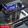 Magnetic Adsorption Case For Samsung Galaxy S10 Plus Lite S10+ Metal Bumper Protection Case Cover For Samsung S10E S10Plus S 10