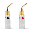Areyourshop 2Mm Banana Pin Plug Gold Plated Aluminum Shell Audio Speaker Adapter Red Blk 1/2/4/8Pcs For Audio Connector