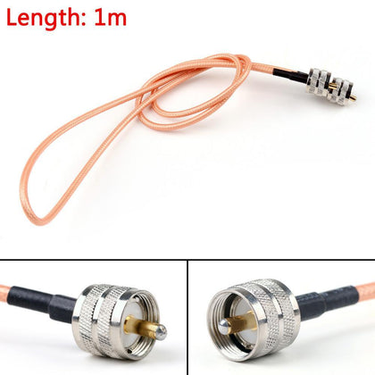 Areyourshop RG142 Cable PL259 UHF Male To UHF Male For Car Radio Antenna Pigtail 20cm 50cm 1m 2m Wholesale Cable Wires