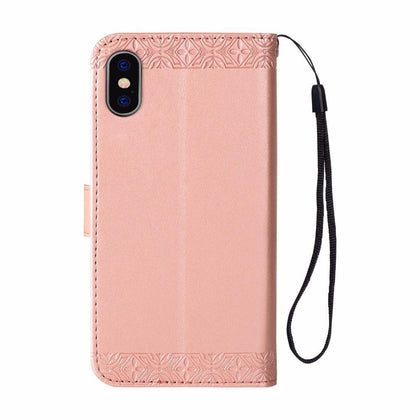 Phone Etui Coque Cover Case for iPhone 5 5S SE 6 6S 7 8 X XS XR Plus Max 6Plus 7Plus 6+ 7+ With Soft TPU PU Leather Flip Wallet