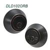 Probrico Deadbolt With Key And Button Nickel /Oil Rubbed Bronze Finished Single Cylinder Home Door Gate Atresia Mortice Haedware