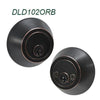 Probrico Deadbolt With Key And Button Nickel /Oil Rubbed Bronze Finished Single Cylinder Home Door Gate Atresia Mortice Haedware