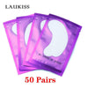 25/50/100 Pairs/Lot Patches For Eyelash Extension Under Eye Pads Paper Patches Pink Lint Free Stickers For False Eyelashes