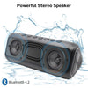 Bluetooth Speaker Waterproof Portable Column Wireless Stereo Music Box Solar Power Bank Boombox Mp3 Loudspeaker Outdoor Speakers