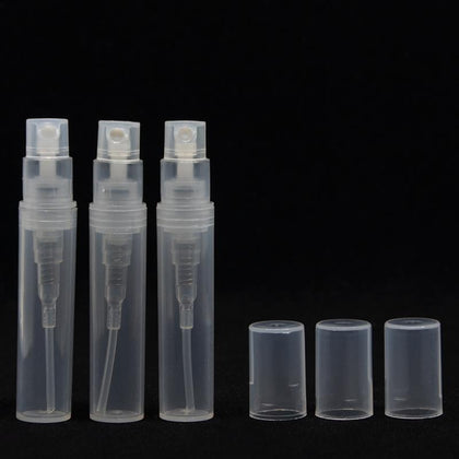 Free Shipping ( 7pcs/lot) Empty 2ml 3ML 4ML 5ML mini plastic spray perfume bottle, small promotion sample perfume atomizer