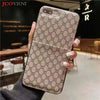 Jcovrni The New Classic  Double O-Pattern Card Holder For Iphone Xr Xsmax 7Plus 8Plus All-Inclusive Protection Phone Back Cover