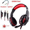 Kotion Each G2000 G9000 Gaming Headphones Gamer Earphone Stereo Deep Bass Wired Headset With Mic Led Light For Pc Ps4 X-Box