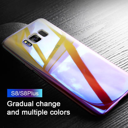 ZNP Luxury Gradient Color Phone Cases For Samsung Galaxy Note 8 S8 Plus S7 Edge Case For Samsung A3 A5 A7 2017 Protective Case