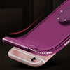 Ranipobo For Iphone 6 6S Case For Iphone 7 8 Plus X Soft Cases Bling Diamond Rhinestone Cover Finger Ring Holder Stand Case