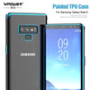 For Samsung Galaxy Note 9 Case, Vpower Painted Frame Crystal Clear Tpu Soft Phone Case For Samsung Note 9 Case Cover