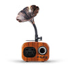 Retro Wood Portable Mini Bluetooth Speaker Wireless Loudspeaker Outdoor Speaker Sound System Tf Fm Radio Music Subwoofer Q8
