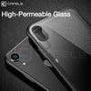 Cafele Tempered Glass Case For Iphone X Xr Xs Max Case Soft Tpu Edge + Transparent Glass Back Cover For Apple Iphone X 10 Xsmax