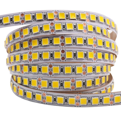RAZEND SMD 5054 LED Strip 5M 120leds/m Flexible Tape Light DC12V  more bright than 5050 2835 5630 Cold white/ice blue/Pink/Red