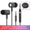 Langsdom I-7A Wired Earphones For Phone Headsets In-Ear Earphone Cell Phones Earbuds With Mic For Iphone Xiaomi Fone De Ouvido
