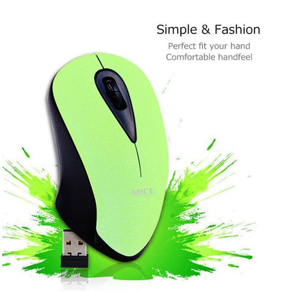 iMice USB Wireless mouse Original Mouse 2.4 Ghz 3 Buttons Optical Ergonomic Computer Mouse Mice For Laptop PC Cordless Mouses