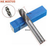 Nk Mixtos 1Pcs 4 Flute End Mill  Mills Milling Cutter Straight Shank Cnc Tools Cutting Edge Diameter 4/6/8/10/12/16/20Mm