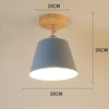 Led Ceiling Light Modern Wood Ceiling Lamp Vintage Plafondlamp Living Room Colorful E27 Plafonnier Lamparas Techo Deckenleuchten